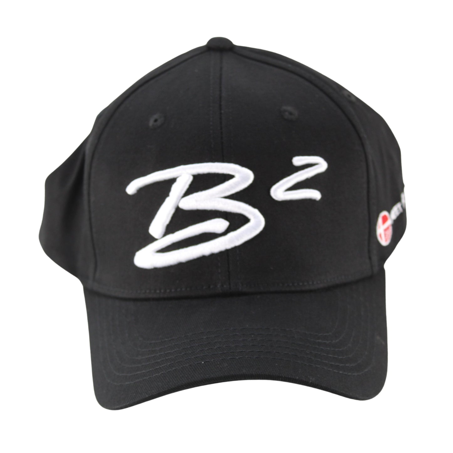 B2 Audio Black Flex-Fit Classic, Ball Cap Hat with "B2" Logo