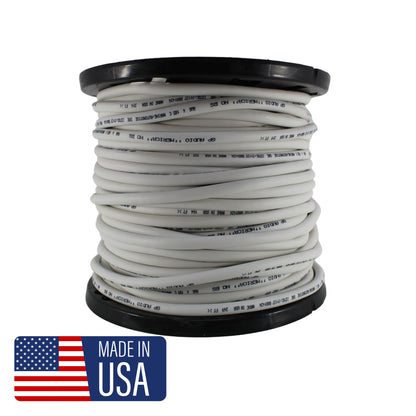 True 4 AWG 100% OFC Pure Copper Power/Ground Wire White Lot