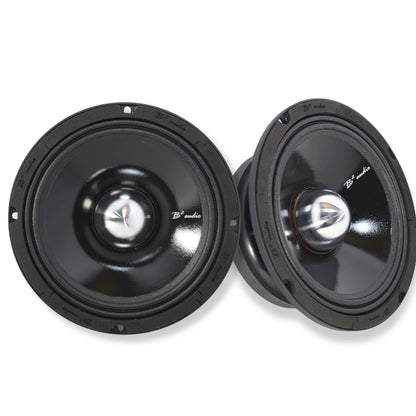 B2 Audio RAGE Series 8" 4-Ohm 250 Watt RMS Mid-Range Speakers UV-Coated Cone, Sold in Pairs RAGE8P