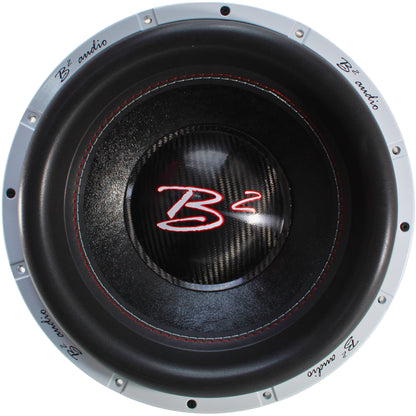 B2 Audio RAGE Series V3 15" 2000 Watt RMS Dual 1-Ohm 3" Voice Coil Subwoofer