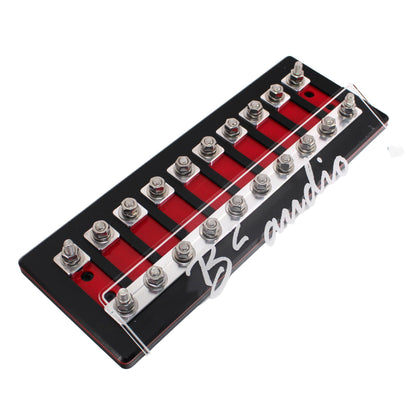 10 Spot Heavy Duty ANL Fuse Distribution Block w/ Acrylic B2 Audio Cover