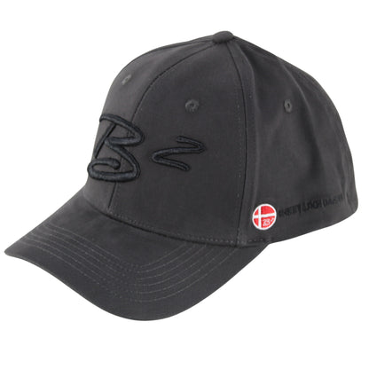 B2 Audio Grey Flex-Fit Classic, Ball Cap Hat with "B2" Logo