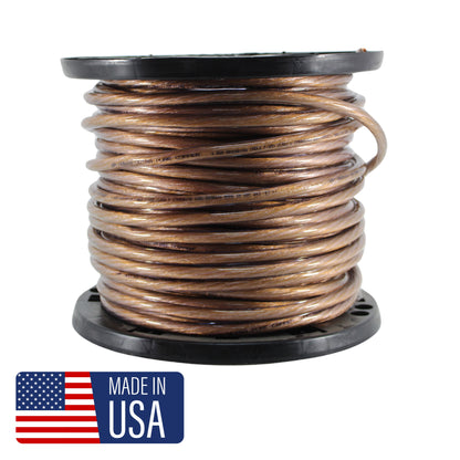 True 4 AWG 100% OFC Pure Copper Power/Ground Wire Clear Lot