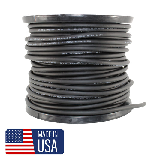 True 4 AWG 100% OFC Pure Copper Power/Ground Wire Black Lot