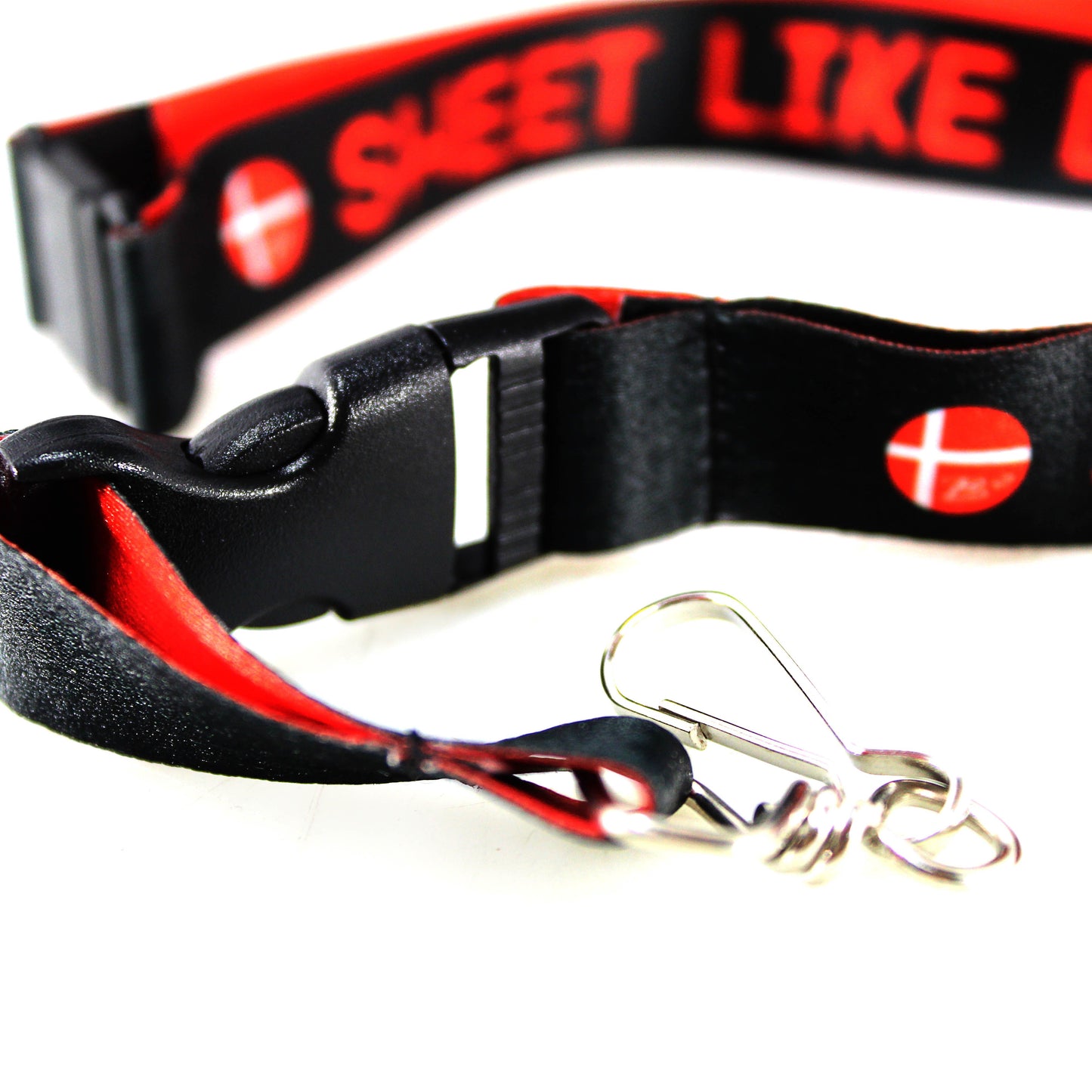 B2 Audio "Sweet Like Danish" Breakaway Lanyard w/ Detachable Clip