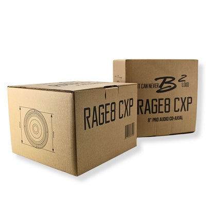 B2 Audio Pair of RAGE 8" 4-Ohm 250 Watt RMS Coaxial Speakers RAGE8CXP