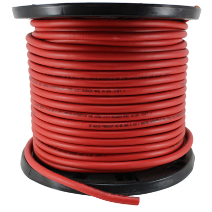 True 4 AWG 100% OFHC Pure Copper Power/Ground Wire Red Lot