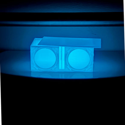 Glow in the Dark Dual Ported Enclosure w/ B2 Audio Rampage RC2 2" Mini Subwoofer