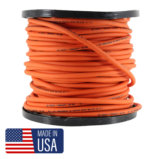 True 4 AWG 100% OFC Pure Copper Power/Ground Wire Orange Lot