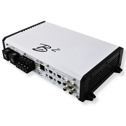 B2 Audio RAGE 4 Channel 2.3k 2 Ohm Amplifier W/ 4 RAGE8PWR Sets