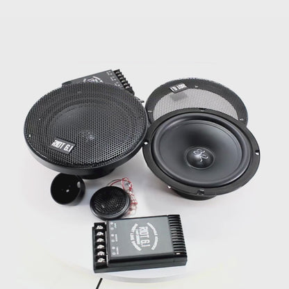 B2 Audio RIOT 6.5" 2-Way 4-Ohm Component Set With 1" Tweeter & Crossover RIOT61