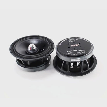 B2 Audio Rage 6.5" 4-Ohm 120W RMS Mid-Range Speaker Pair B2-RAGE6P