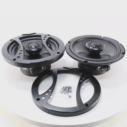 B2 Audio RAGE Series Pair of 6.5" 4-Ohm 85 Watt RMS Coaxial Speakers RAGE65X